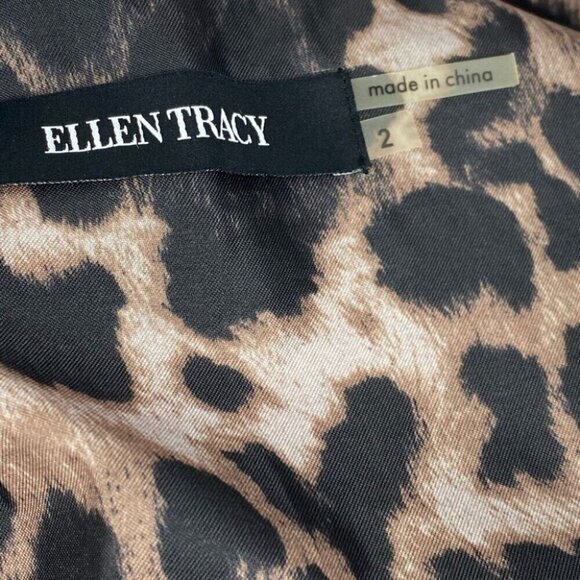 Ellen Tracy Women's NWT Tan Sleeveless Business Career Pencil Dress‎ Size 2/C34 - Picture 8 of 9